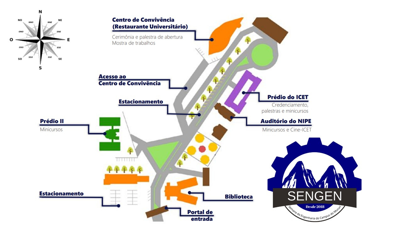 Mapa Campus do Mucuri